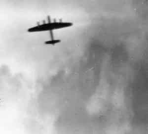 British RAF Avro Lancaster in the Battle of Berlin