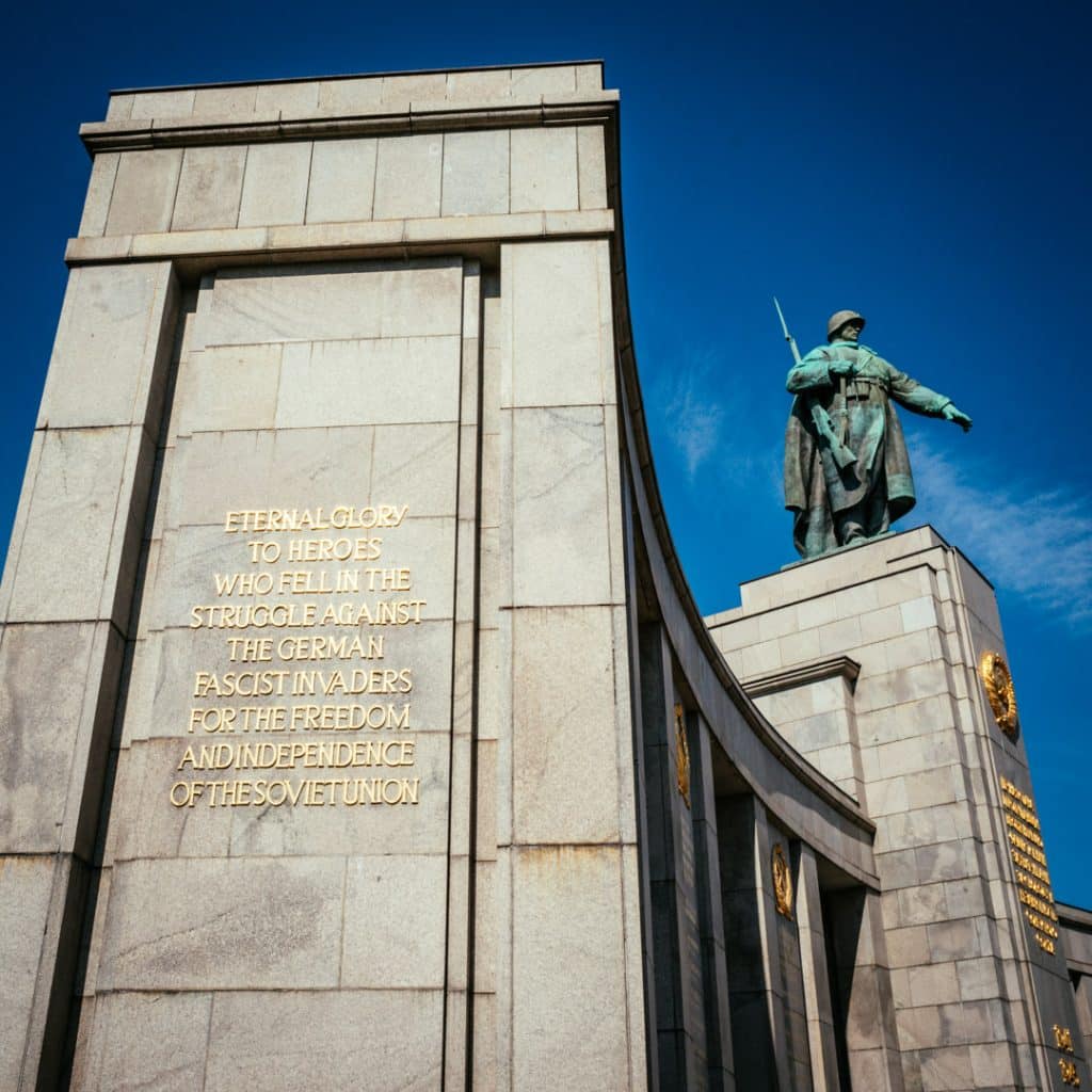 The Soviet War Memorial near the Reichstag