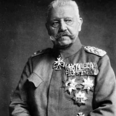 Reich President Paul von Hindenburg