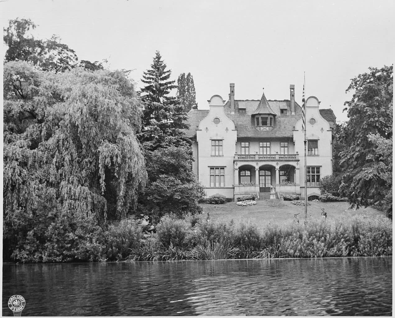 The Potsdam Conference - July 16th 1945 - View Of The Little White House (Harry Truman's Villa)