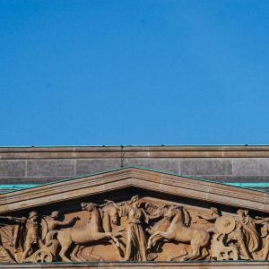 Frieze on the top of the Neue Wache